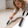 Crevice Cleaning Tool With Scraper & Non-Slip Handle Grout Brush For Narrow Gaps, Kitchen Shower Toilet Tile Tub Sink Corner