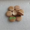 30pcs Wooden Landscape Decorations, Round In Shape Measuring 3.5 X 5 Cm, Featuring One Concave Side and One Convex Side, Ideal for DIY Projects.