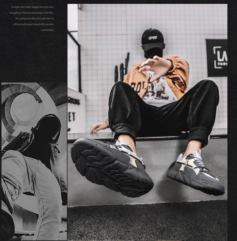 2024 Men's Trendy Spring Running Shoes: Breathable, Deodorant, Height-Boosting, All-Match Sports & Leisure Footwear