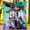 1pc Apex Theme Blanket - Digital Print, Polyester, Cozy for All Seasons, Perfect for Outdoor, and Travel