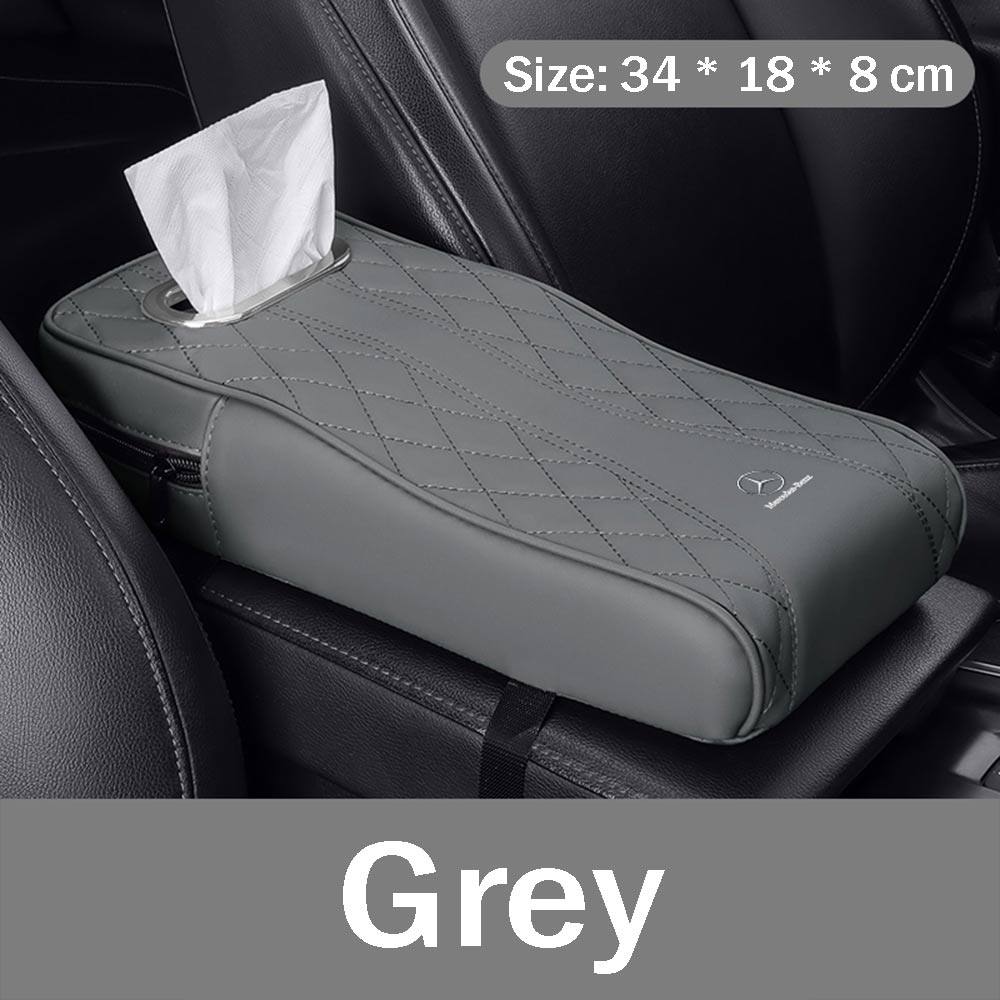 Automotive Interior Stickers Auto Center Console Armrest Cushion for Mercedes Benz AMG A C E S G Class W201 W210 W108 W204 W203