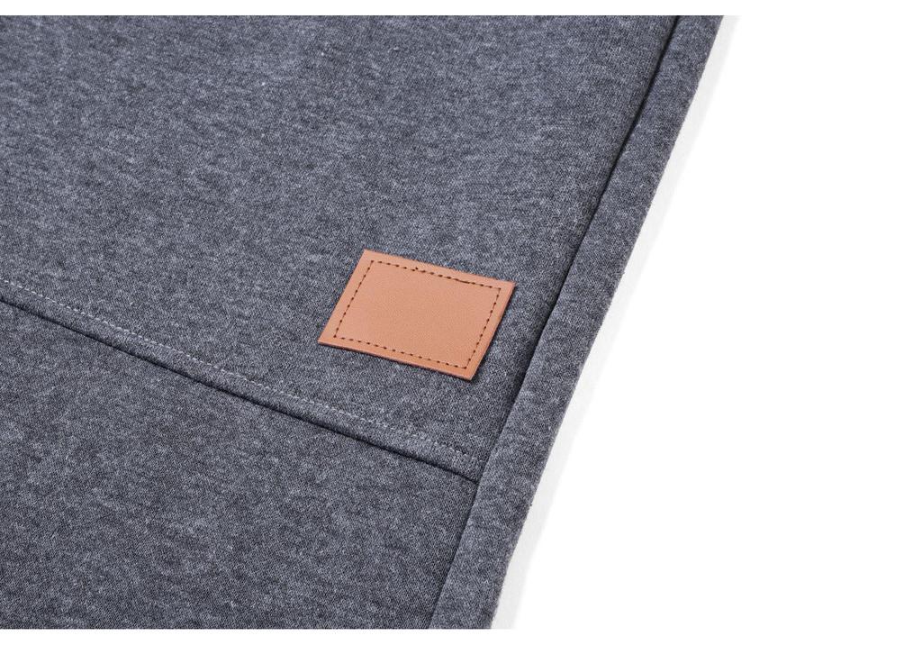 Men's Bestseller European Fleece Sweatpants: Zippered, Thickened, Plain Color, Fitness & Running Trousers for Autumn/Winter