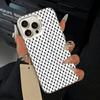 Palästinensische Keffiyeh Handyhülle Für iPhone 11 12 13 14 15 16 Pro Max Plus Weiß Silber Handyhülle
