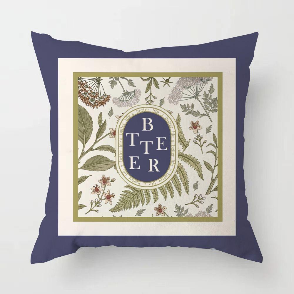 Retro Light Luxury American Pillowcase Living Room Sofa Cushion Cover Bedroom Bed Pillow Cover Square