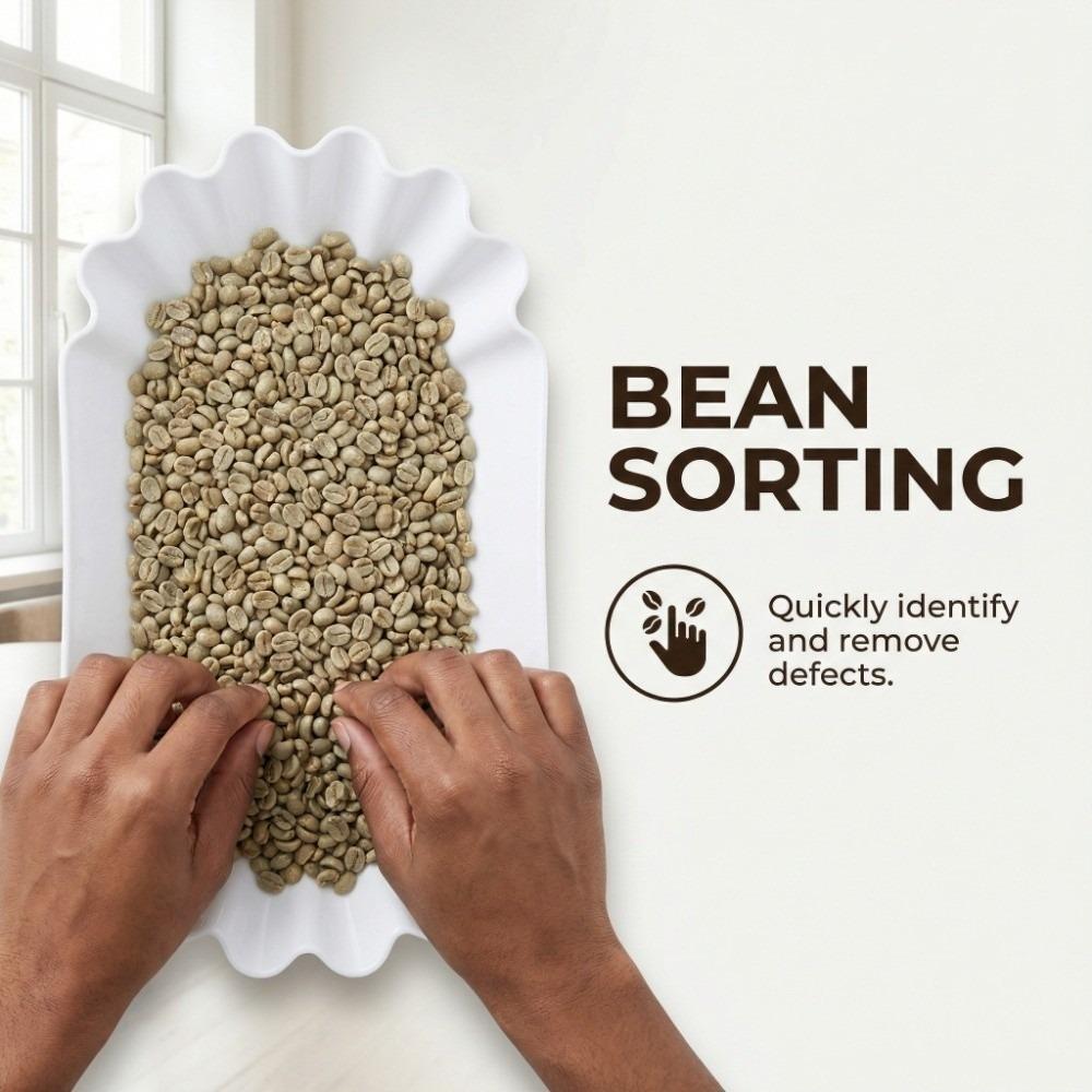 Multi-purpose Coffee Sample Plate Lightweight Coffee Display Plate  Roasting Prep