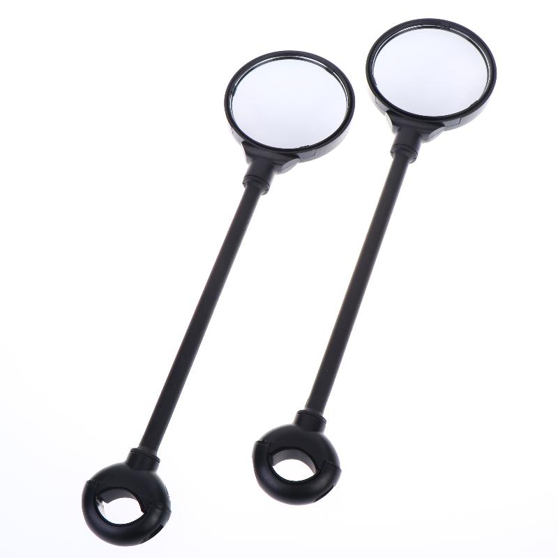 1/2Pcs Rearview Handlebar Mirrors Rotatable For Mountain Road Bike Motorcycle Bendable Hose Adjustable Rearview Mirror
