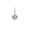 Pandora Disney Cinderella Star Pendant Women jewelry Blue Silver 399560C01