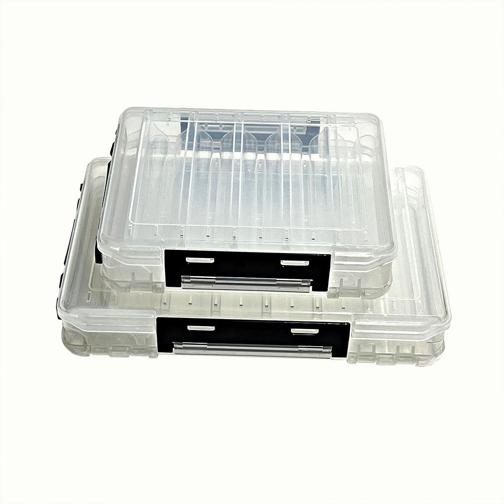 

Двусторонняя коробка для рыболовных снастей для искусственных приманок: Воблер, VIB, Блесна, Твердые и Мягкие Приманки 20x16x4.5 cm белый