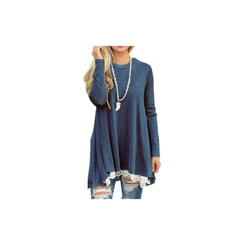 

Premium Quality Damen Frhling Minikleid Casual Pullover Dress For Effortless Style S = UK 6