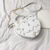 Fashionable Lace Peach Heart Small Bag Women New Trend Ladies Cross Stitch Shoulder Bag Personalized Hand-held Shoulder Bags