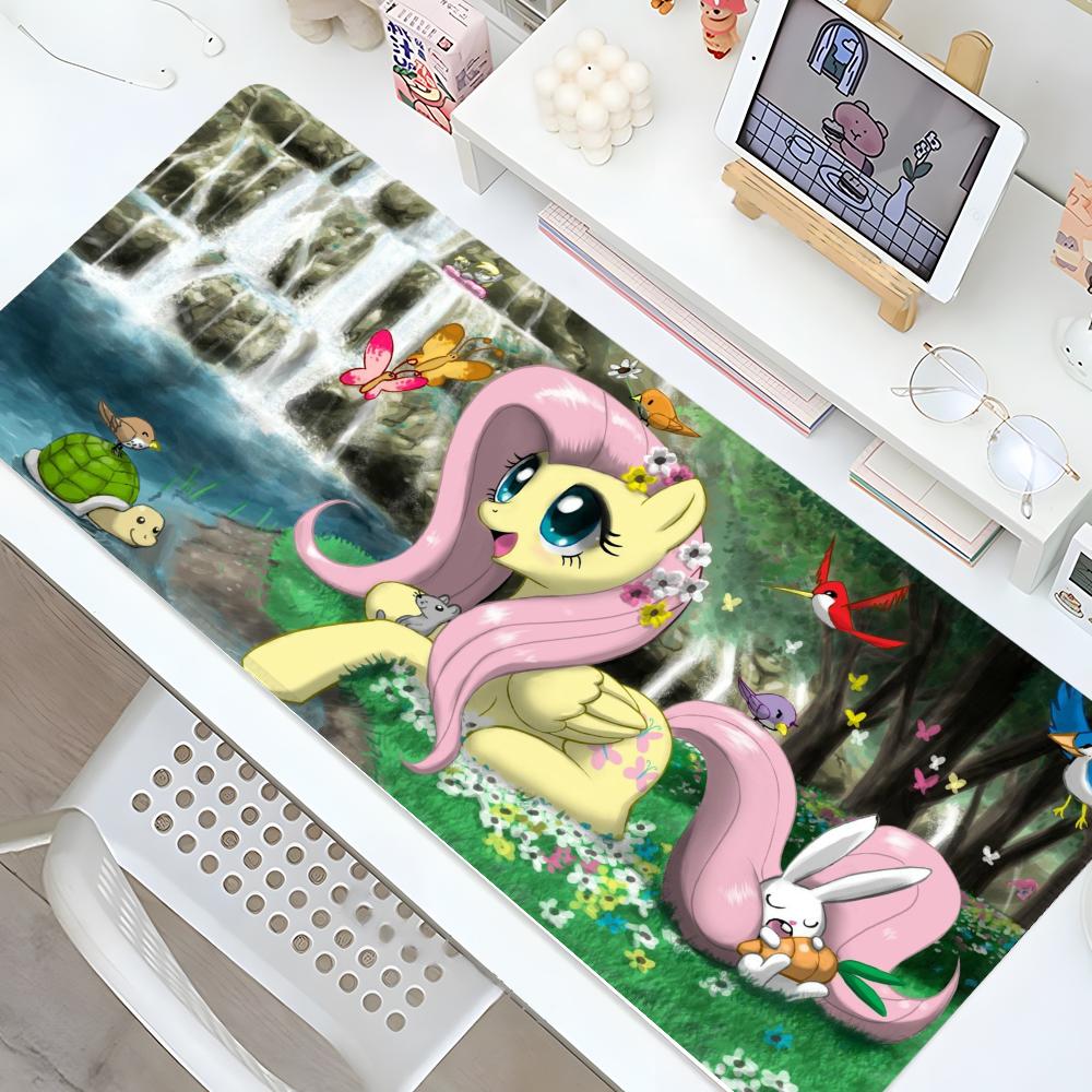 My L-LittleS PonyS Mouse Pad Gaming Locking Edge Big Computer Gamer Cool Large Rubber Art Mousepad Laptop Desk Mat
