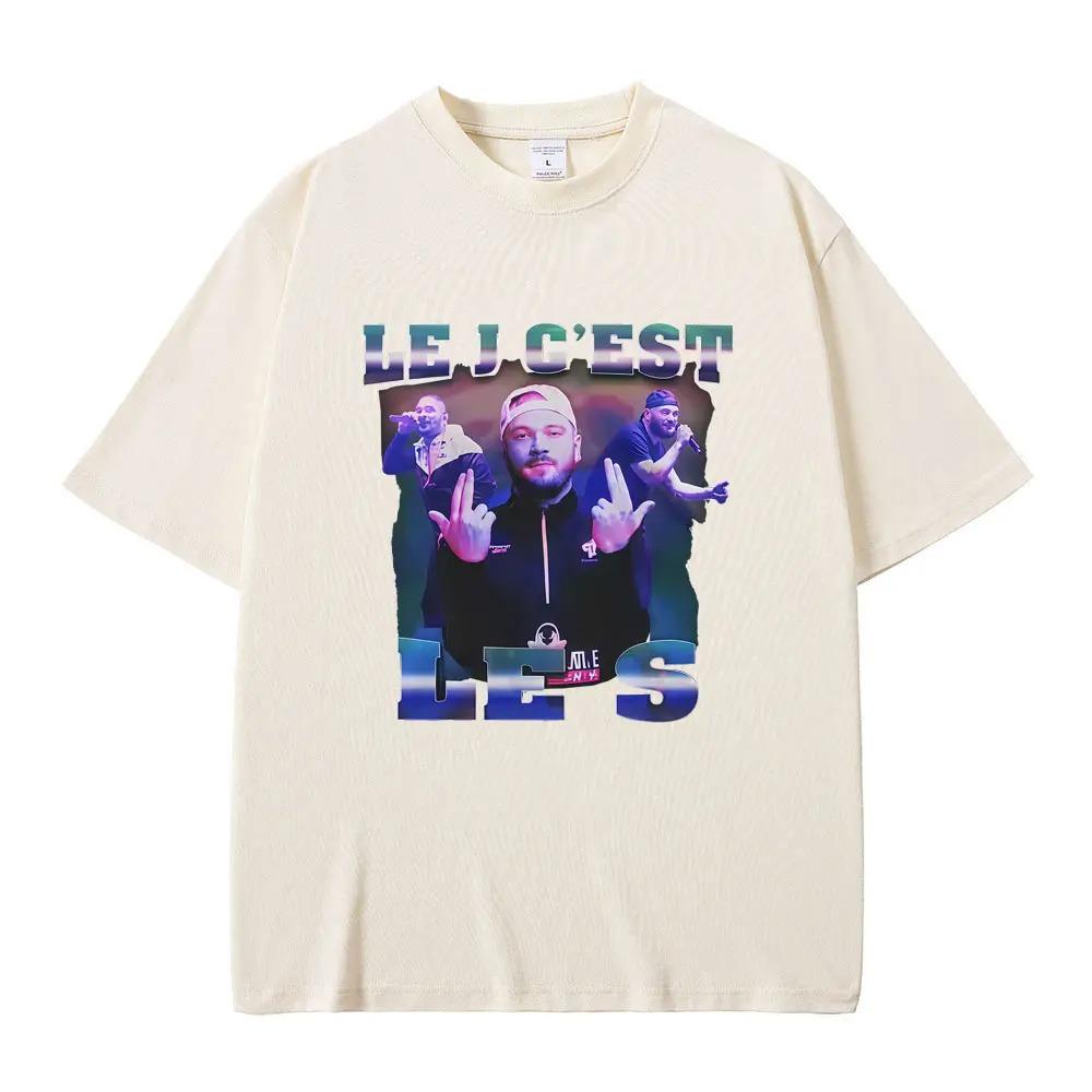 Jul French Rapper Le J Cest Les Graphic Tee Unisex Oversized Cotton Hip Hop Streetwear Cotton Women And Unisex TShirt