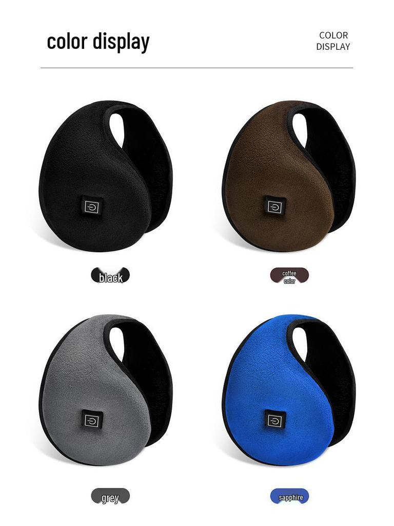 Extra Thick Electric Heated Earmuffs - Warm Ear Covers for Men and Women