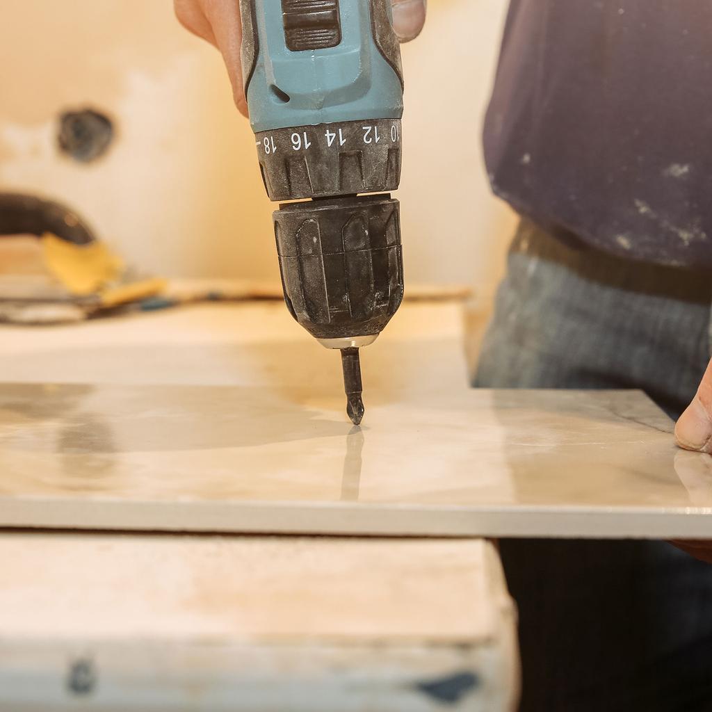 10 Stück Mauerwerk-Bohrer 3mm 4mm 5mm 6mm 7mm 8mm Titan-Betonbohrer mit Sechskantschaft
