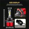 For Dodge Dakota Crew Cab Pickup 2005-2010 9008/H13 LED Headlight High Low Bulbs