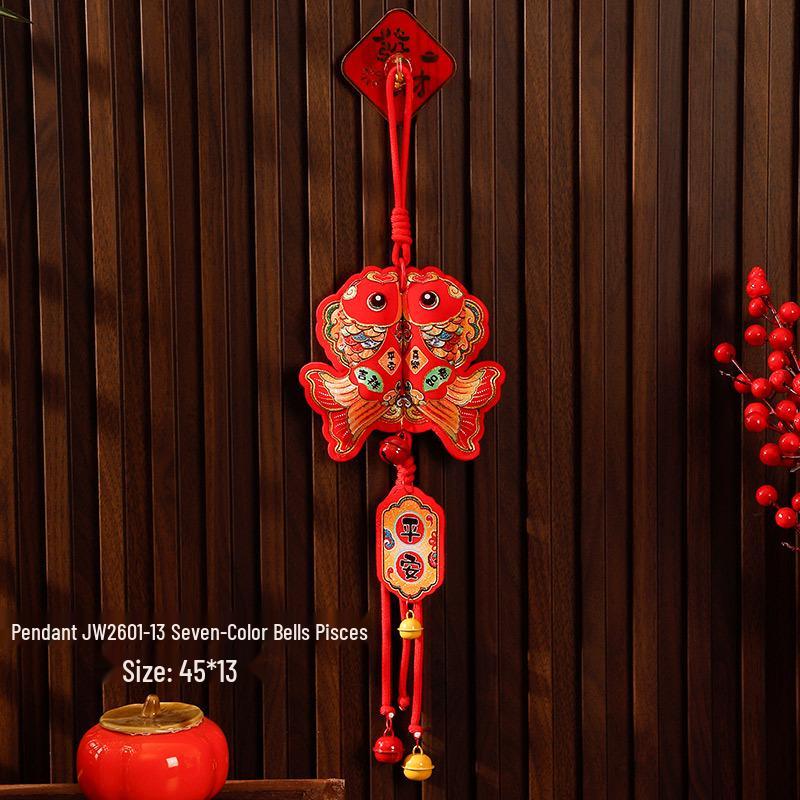 2026 A Ló Éve Fu Plakett Beltéri Ünnepi Medálok Bejárati és Nappali Dekorációhoz