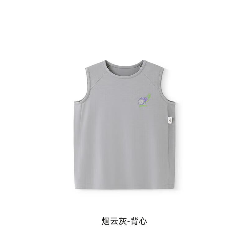 YEEHOO Kids Summer Breathable Anti-Mosquito Pajama Set 120CM