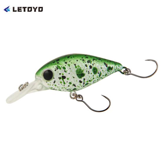 3.2g 5cm 3D Eyes Fishing Lure Simulated Shallow Diving  Slow Sink Artificial Hard Bait