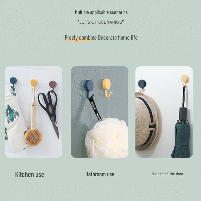 Nolansendi Punch-Free Adhesive Hooks