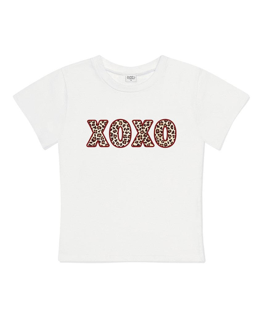 Deomopeuhauseu Xoxo Slim Fit Short Sleeve T-Shirt Ivory