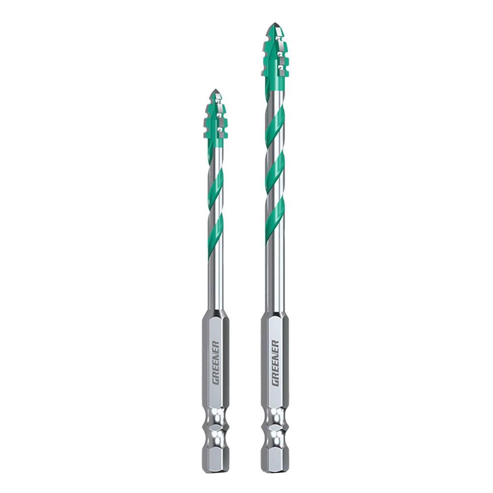 Four-Edged Eccentric Drill Bit Serrated Skewed Head Tile Drill Bit High Hardness Hexagonal Shank Drill Bit Set Drilling Tool