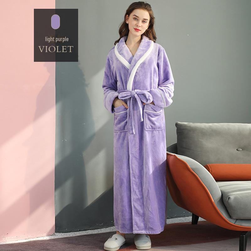 Plus Size Flannel One-Piece Pajamas for Men and Women