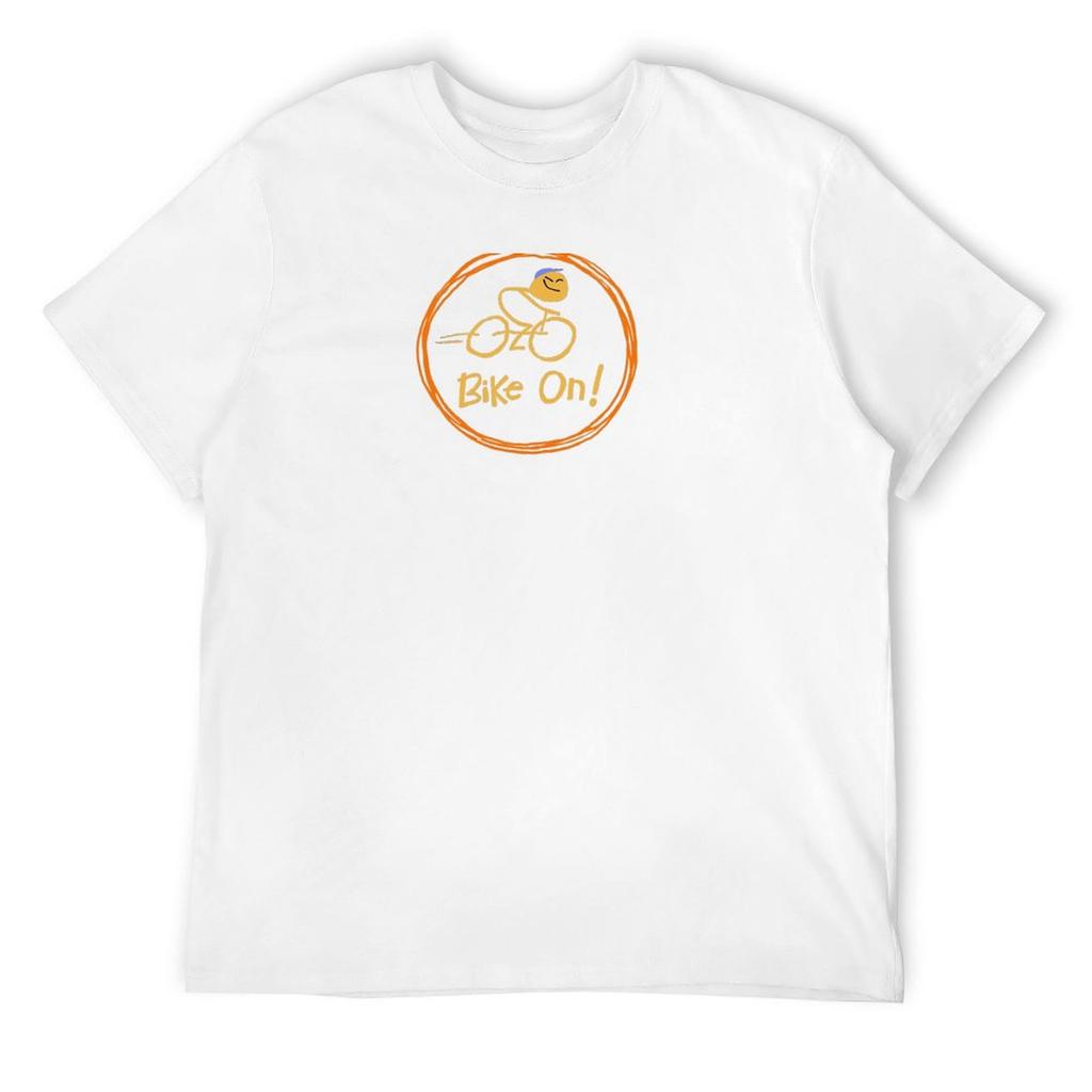 Bike On! T-Shirt Anime Figures Heavyweights Anime Mens Designer T Shirt