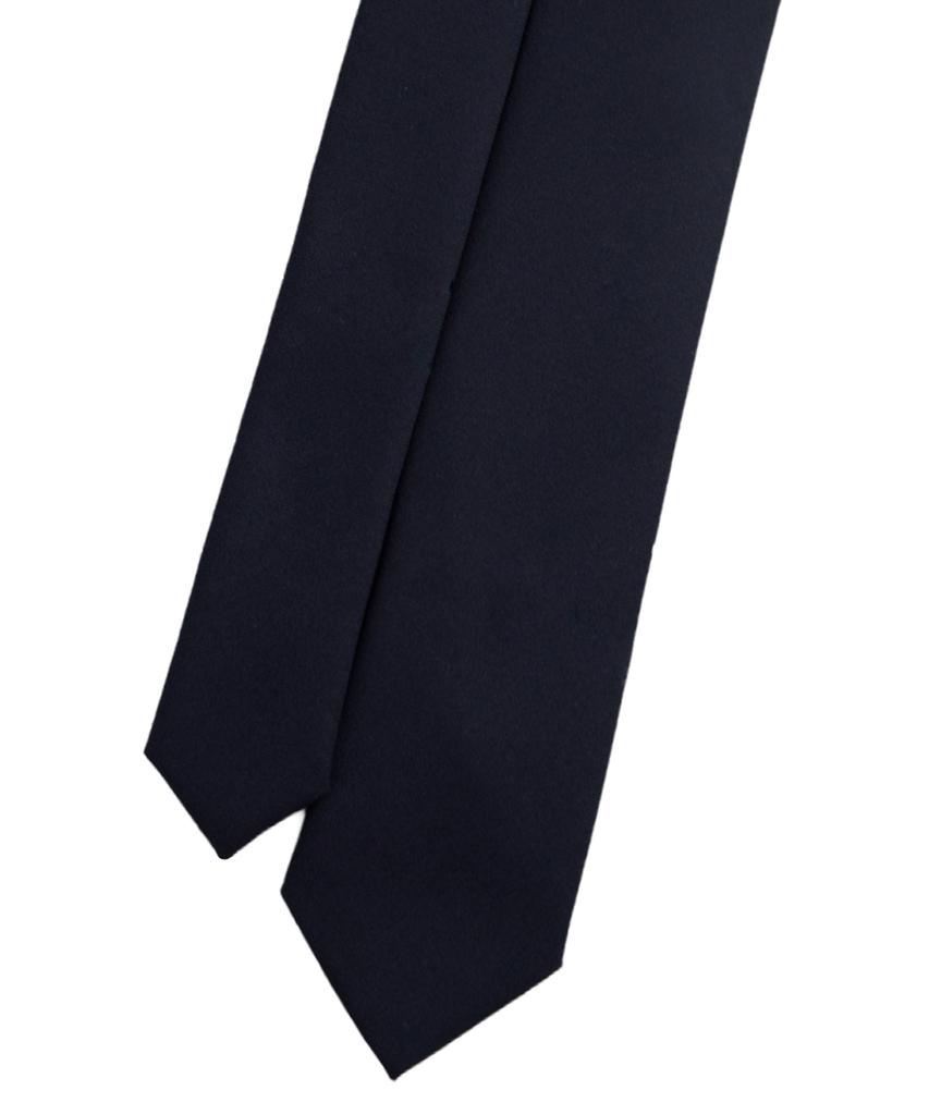 MANNERGRAM Loro Piana Dark Navy Slim Tie, Blade 6.5Cm