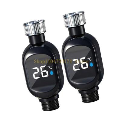 Pommeau de douche thermique à réponse rapide Affichage Suivi de la température de l'eau en temps réel Accessoire de salle de bain en acier résistant meilleure vente