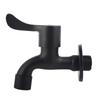 Washing Machine Tap 304 Stainless Steel Black Wall Mount Tap Garden Water Faucet for Bathroom Stainless Steel Faucet