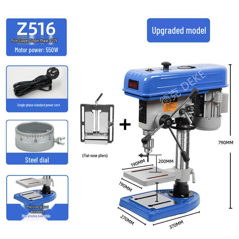 Deke Z516BC 16mm High Power 750W Bench Drill Press & Mill Machine