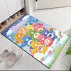 Custom Name Bear Printed Carpet Rug For Office Chair Living Room Bedroom Kitchen Room Decor Gifts