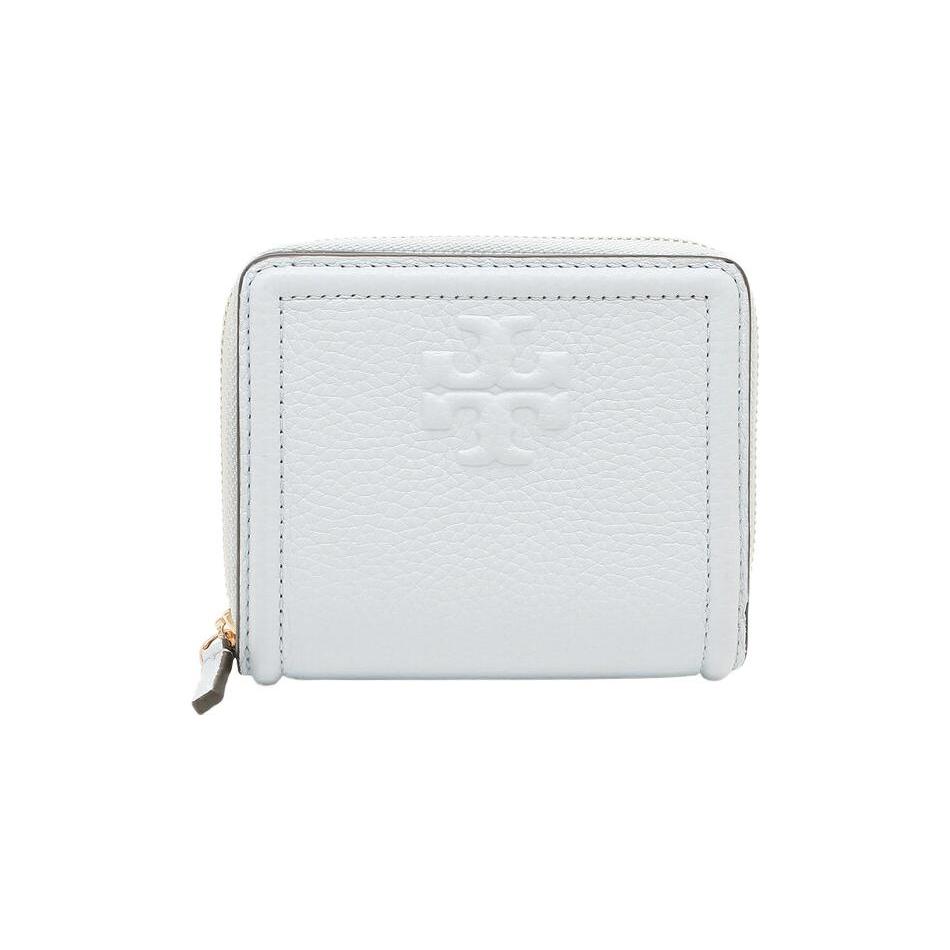 TORY BURCH Tory Burch Leather Wallet Mini Womens White One Size