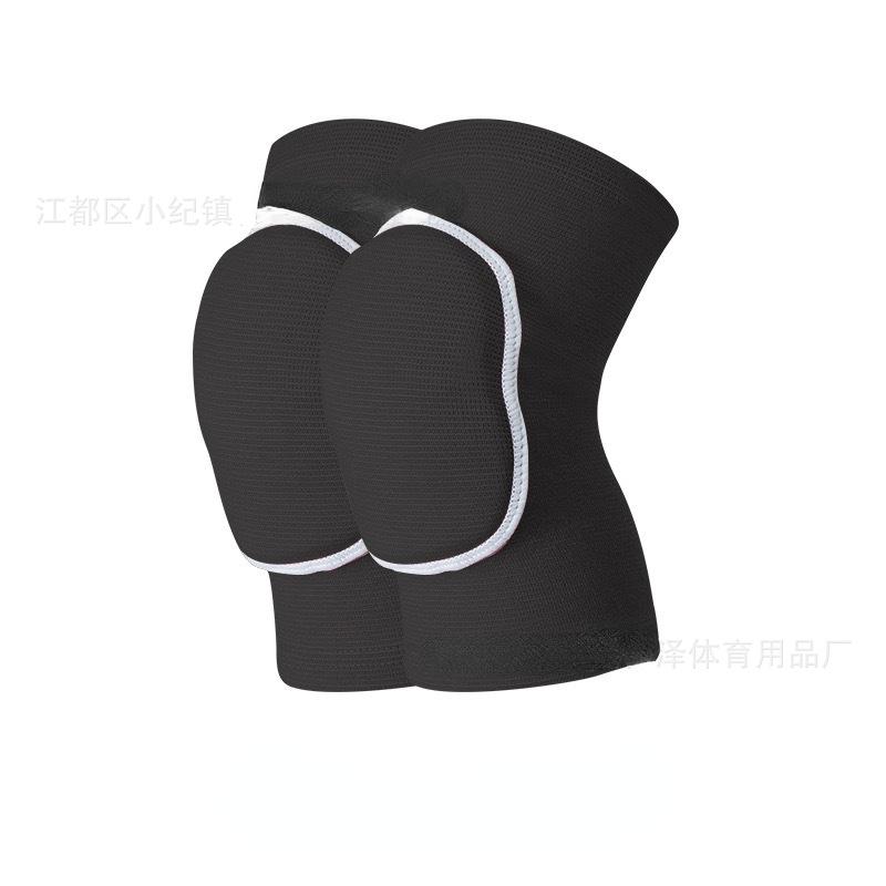 Ginocchiere a Compressione Sportiva Ginocchiera Elastica Supporto in Spugna Ispessita per Danza Roller Pallavolo Allenamento Ginocchiere