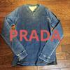 [USED] Prada Denim T-shirt, Retail Price 90,000 Yen