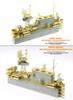Infinimodel scale detail set for the US Navy aircraft carrier Enterprise featuring etching and brass lathe parts for ME plastic models 1/350 (1942),