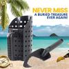 Metal Detecting Sand Scoop Set ABS Plastic Ergonomically Sand Scoop and Trowel Comfortable Grip 1/2 Gallon Capacity for Garden