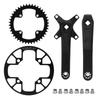 170mm Bike Crank Arm Set 104BCD with 42T Narrow Wide Chainring 40‑42T Guard Disc for Road Mountain Bike