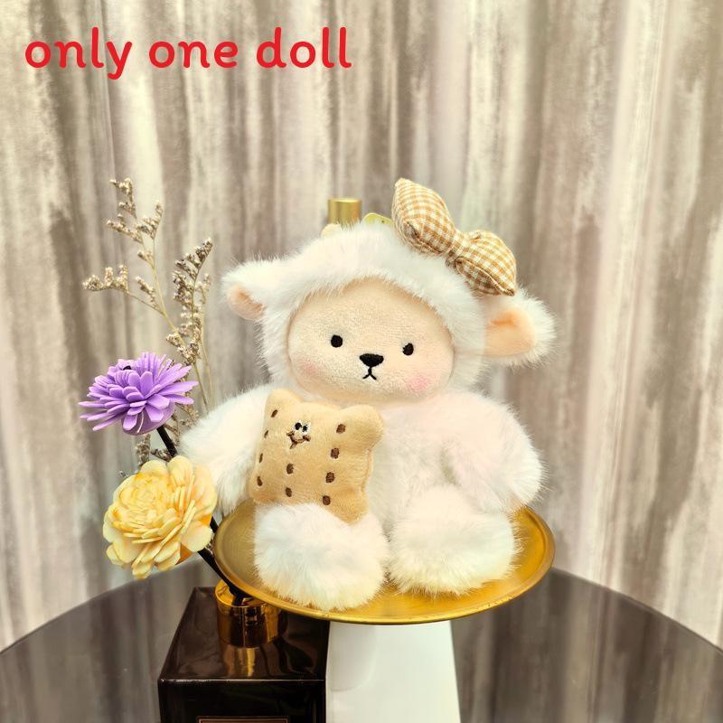 Animal Plush Keyring With Long Plush Material For Teen Girl Backpack Charm