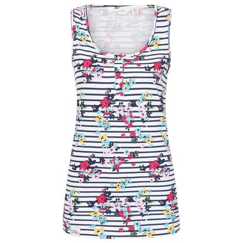 Lazy Jacks Damen/Damen Blumenstreifen Westtop