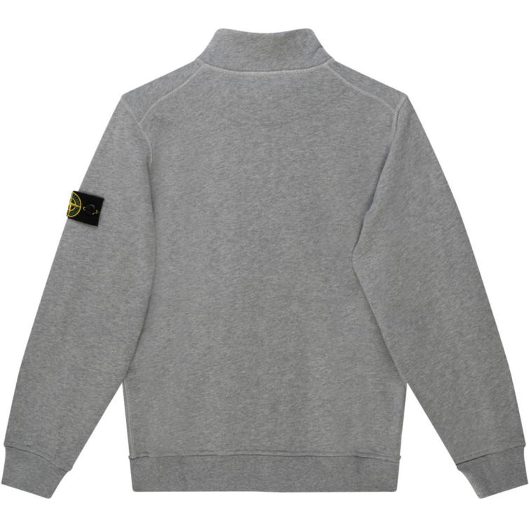 Stone Island Jacket Kids Solid Color Stand Collar Zipper Long Sleeve Kids jackets Gray 791661120-V0M64