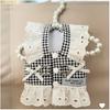 Pet Dog Clothes Lace Skirt Pastoral Style Black Plaid  Harness Puppy Dresses Universal Harness Tractionable Retro Princess Dress