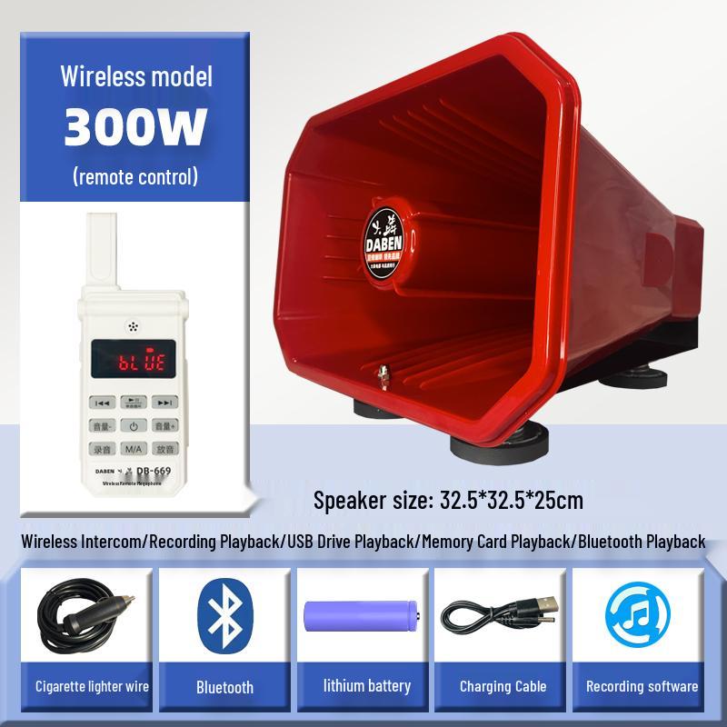 Smart Remote Control Car Roof Speaker with Ceiling Mount for Advertising and High-Pitch Sound Amplification