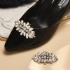 1 Pieza Decoraciones Brillantes para Zapatos Clip Hebilla de Zapato para Mujer Accesorios Tacón Alto Cuadrado Zapatos Desmontables D
