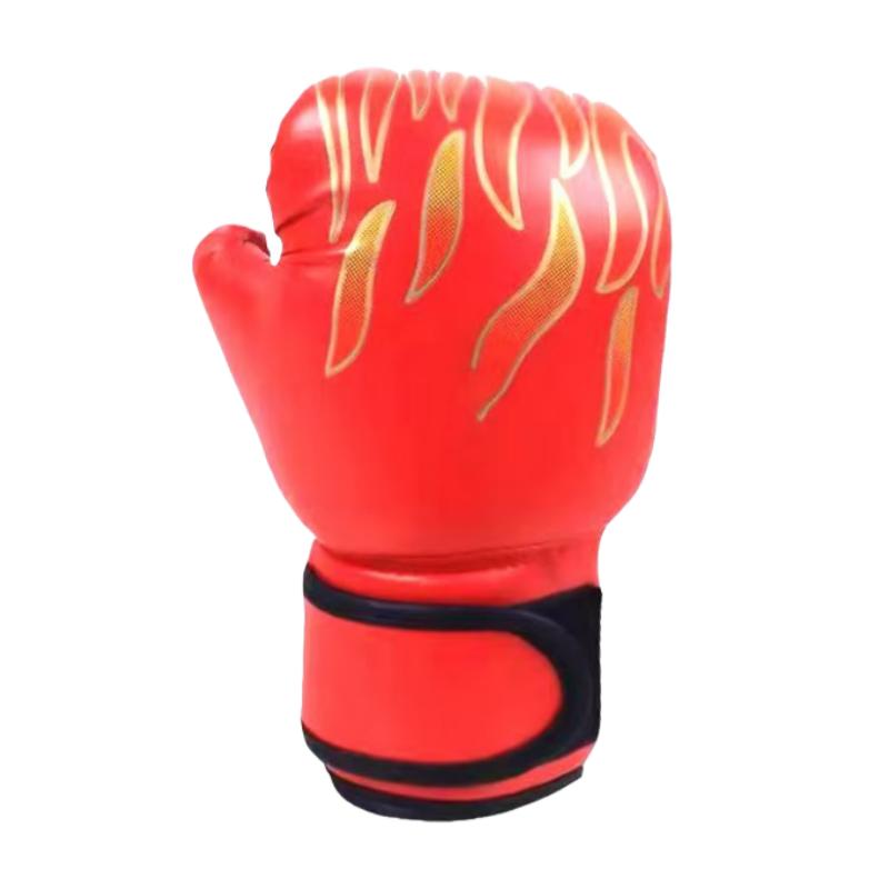 Professional Custom Logo Breathable Boxing Gloves for Kids Comfortable 8oz PE Leather Outdoor for Kickboxing Gym Use Printed