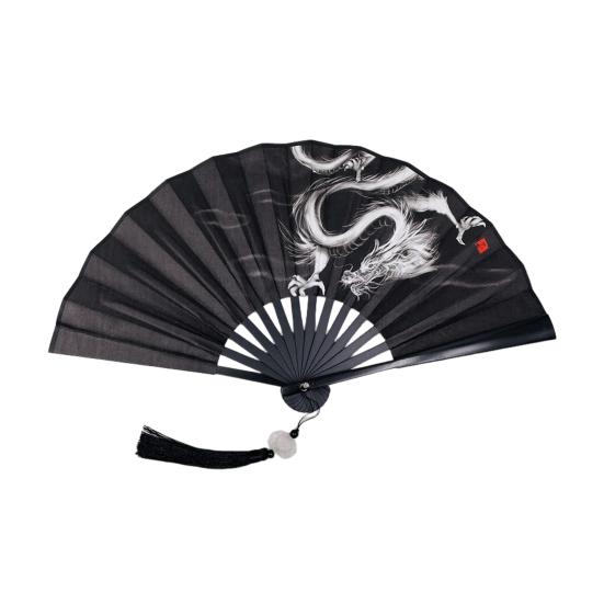 

Складной ручной веер в китайском винтажном стиле, пластиковый двухсторонний веер ханьфу, аксессуары для свадеб, танцевальных вечеринок A