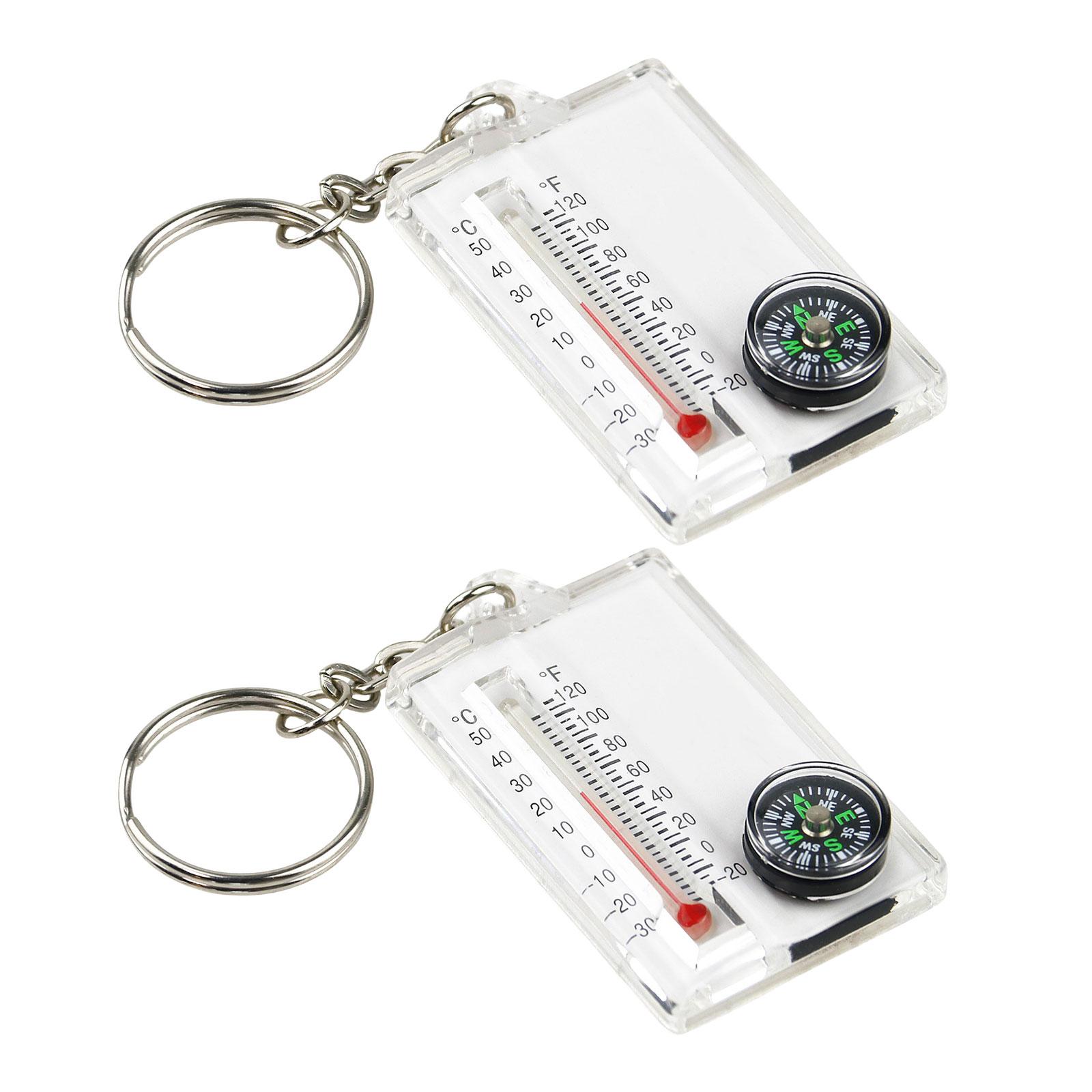 Guiding Compasses Pendant Keyring Survival Thermometers Compasses Keychain Compasses Thermometers Compasses Keychain
