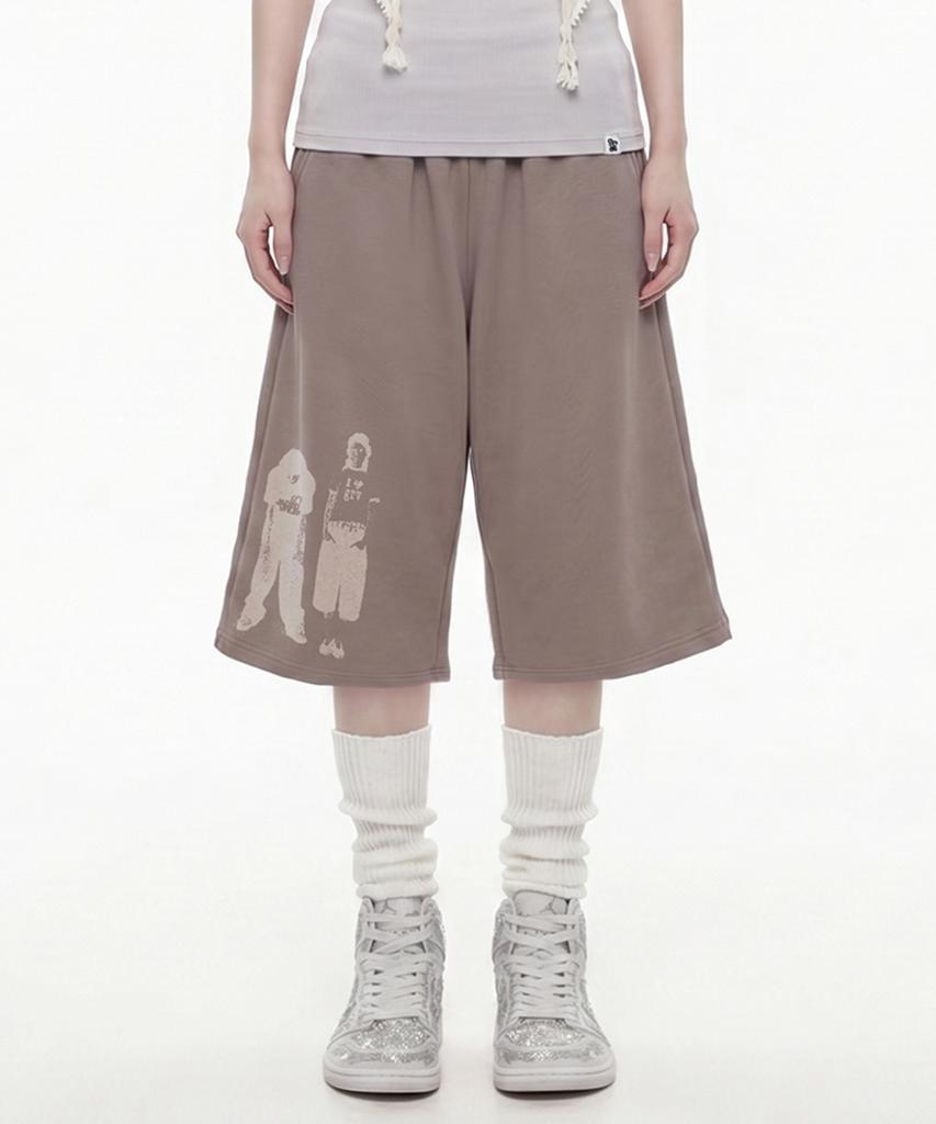 GRAVER [Unisex] Star 3 Bermuda Shorts_3Color