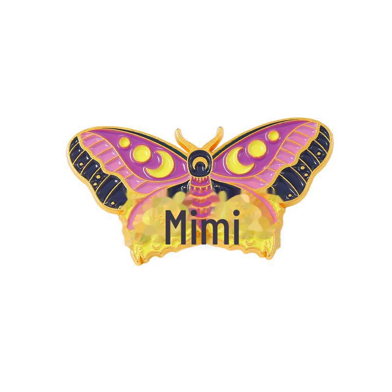 European & American Butterfly Brooch Set - Metal Badge Insect Accessories