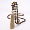 6Millimeter Mala Bead Necklace108Indian Mala Bead Tassel Necklace